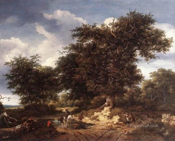 Jacob van Ruisdael Painting - El gran roble Jacob Isaakszoon van Ruisdael